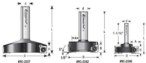 Amana Tool - Spoilboard 1-1/2" D 1/2 Shank (RC-2241), Industrial Grade