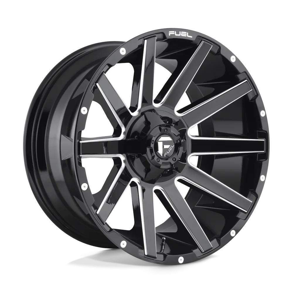 CONTRA D615 20.0X10 5X4.5/5.0 GL-BLK-MIL -18MM