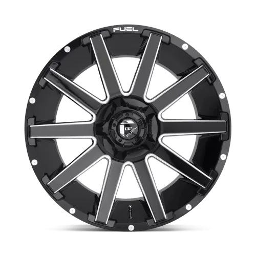 CONTRA D615 20.0X10 5X4.5/5.0 GL-BLK-MIL -18MM