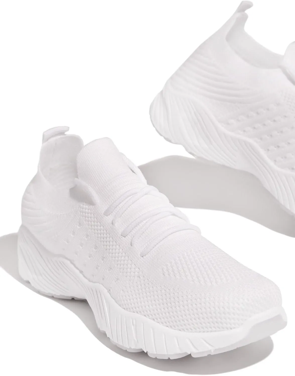 Lausiuoe Sneakers For Women Wide Width Comfortable Fashion Slip On Canvas Loafers Casual Lightweight Flat Walking Shoes