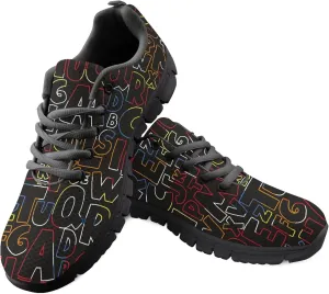 Micoklinlin Walking Shoes for Women Men Fashion Lightweight Novelty Sneakers Comfort Unisex Running Shoes