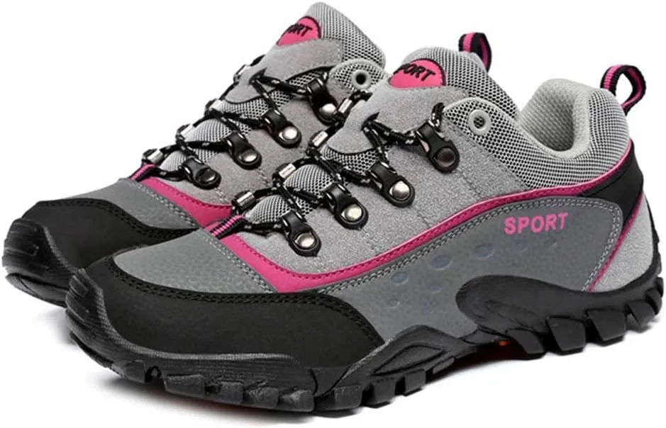 MIOKE Women's Waterproof Hiking Shoes Outdoor Running Trail Hiker Non-Slip Casual Climbing Backpacking Shoe