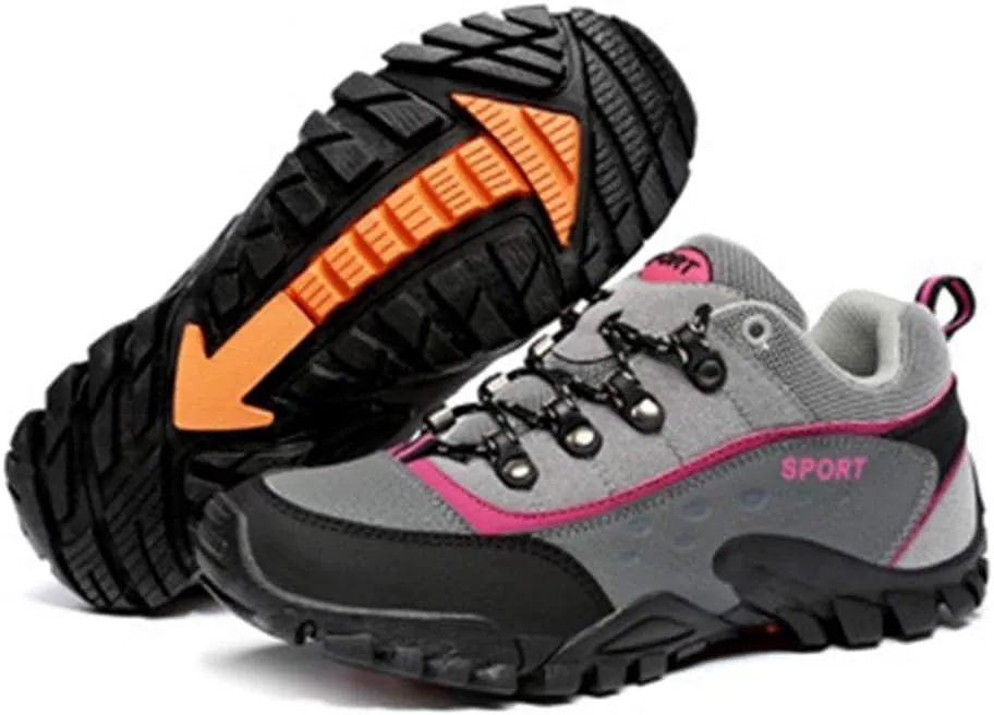 MIOKE Women's Waterproof Hiking Shoes Outdoor Running Trail Hiker Non-Slip Casual Climbing Backpacking Shoe