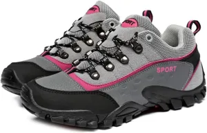 MIOKE Women's Waterproof Hiking Shoes Outdoor Running Trail Hiker Non-Slip Casual Climbing Backpacking Shoe