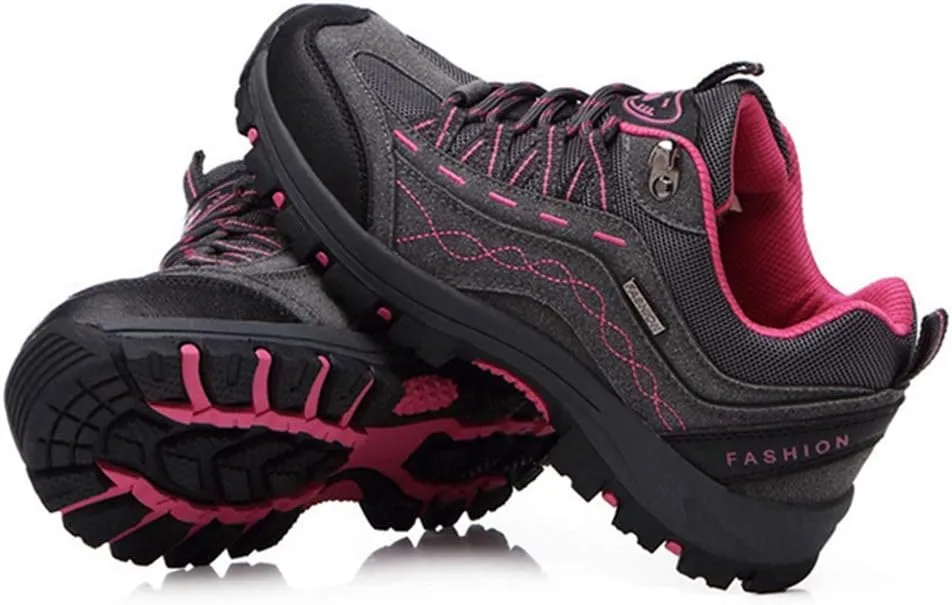 MIOKE Women's Waterproof Hiking Shoes Outdoor Running Trail Hiker Non-Slip Casual Climbing Backpacking Shoes