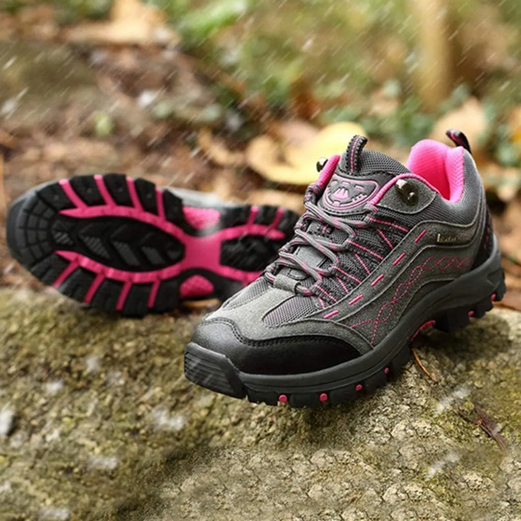 MIOKE Women's Waterproof Hiking Shoes Outdoor Running Trail Hiker Non-Slip Casual Climbing Backpacking Shoes