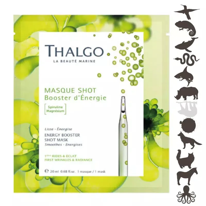 Thalgo Anti-fatigue Marine Shot Mask – Energizáló, méregtelenítő fátyolmaszk