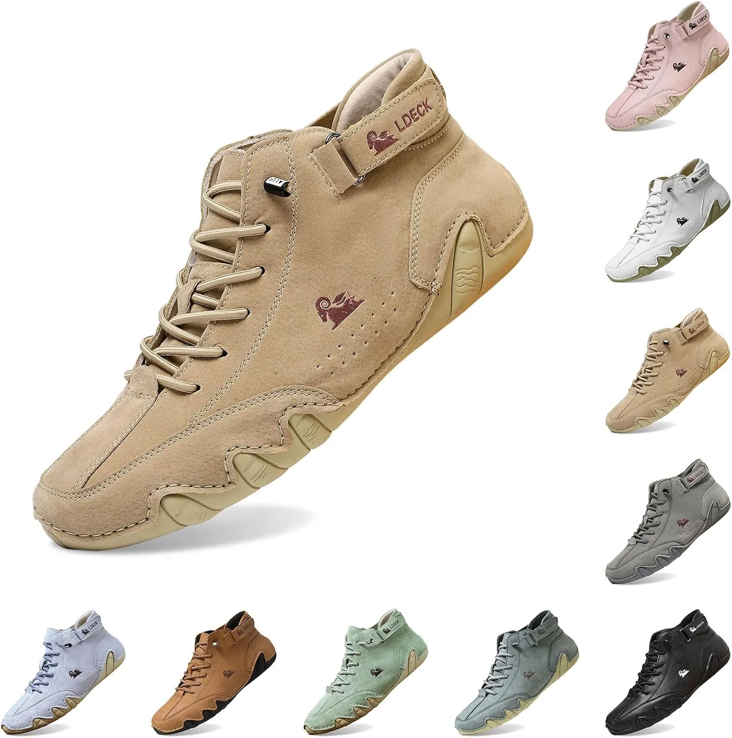 Wlaking Shoes for Men Soft Cushions Athletic Walking Versatile Office Solid Color Workout Mens Sneaker